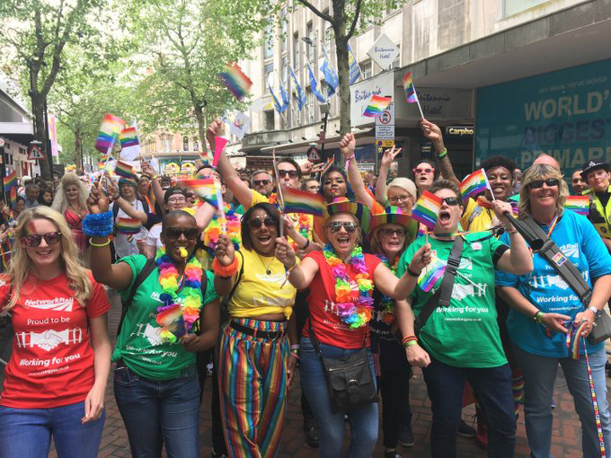 Pride march in 2019